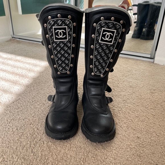 CHANEL Shoes - Limited edition Chanel motocross boot